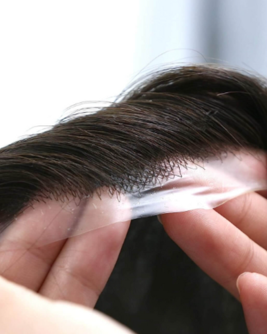 Skin or Polyurethane (PU) Base 0.03mm Hair Patch for Men – Ultra Thin, Invisible, and Natural