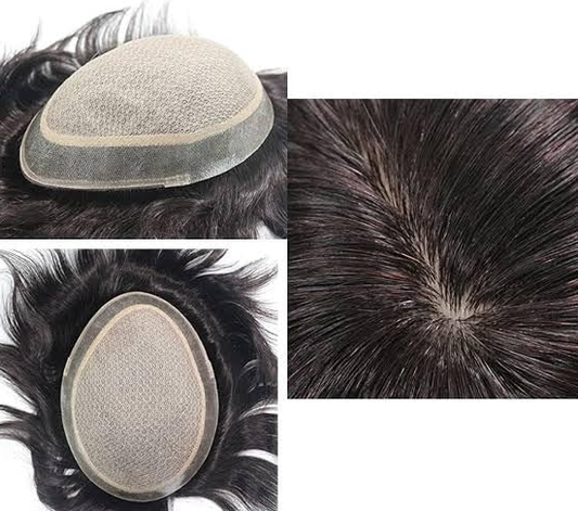 Mirage Hair Patch for Men – Premium Skin Base, Ultra-Thin Design, 100% Human Hair