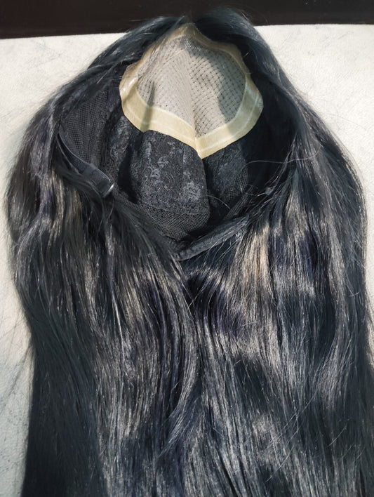 100% Human Hair Whole Cap Wig for Women with Natural Parting – Natural, Comfortable, and Stylish